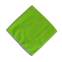 Lavette microfibre 230G/M² Verte - Sachet de 5