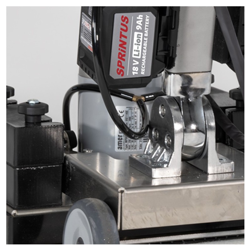 Monobrosse TITAN SQUARE orbital, réservoir 12L SPRINTUS