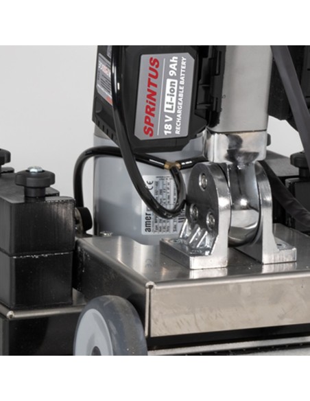 Monobrosse TITAN SQUARE orbital, réservoir 12L SPRINTUS
