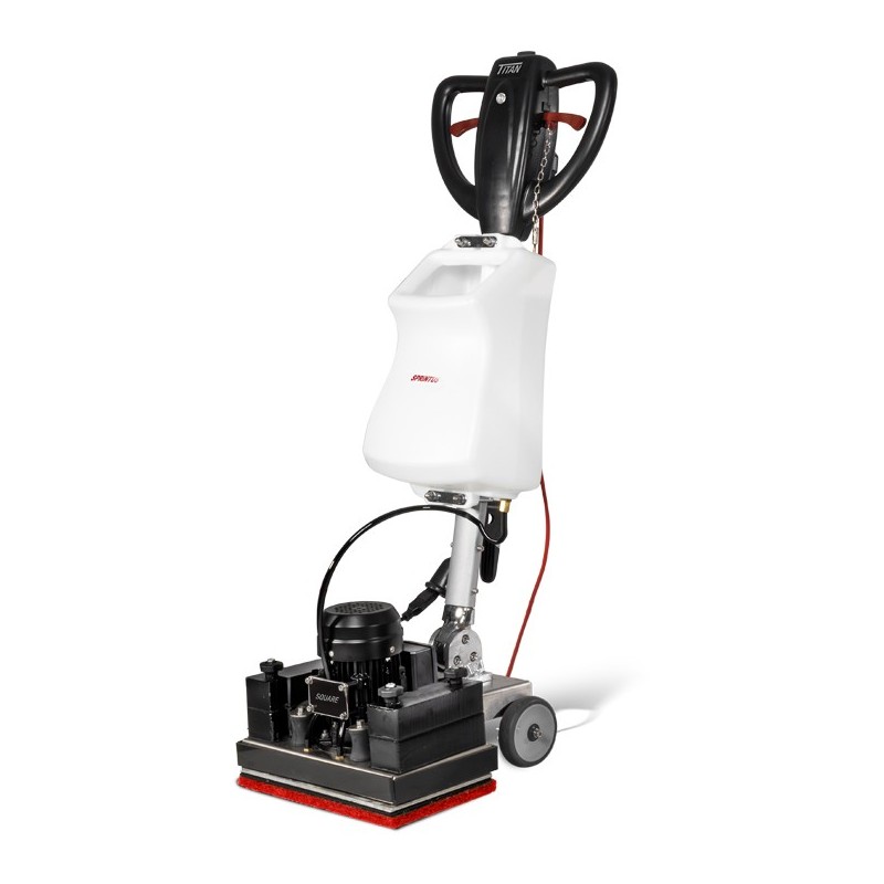 Monobrosse TITAN SQUARE orbital, réservoir 12L SPRINTUS