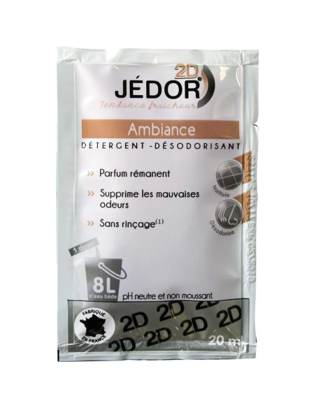 Détergent surodorant   Jedor 2D Ambiance dosettes 20ml - Ct. de 250