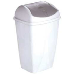 Poubelle couvercle basculant 20L plastique
