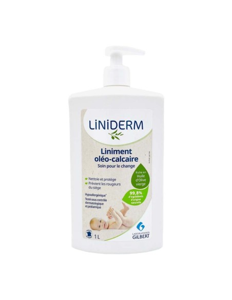 Babylena bio liniment oleo calcaire à l'huile d'olive Flacon 1L