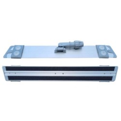 Monture aluminium pour frange velcro 60cm