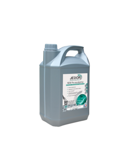Détergent Surodorant Désinfectant virucide. JEDOR 3D Pin Eucalyptus - Bidon 5L
