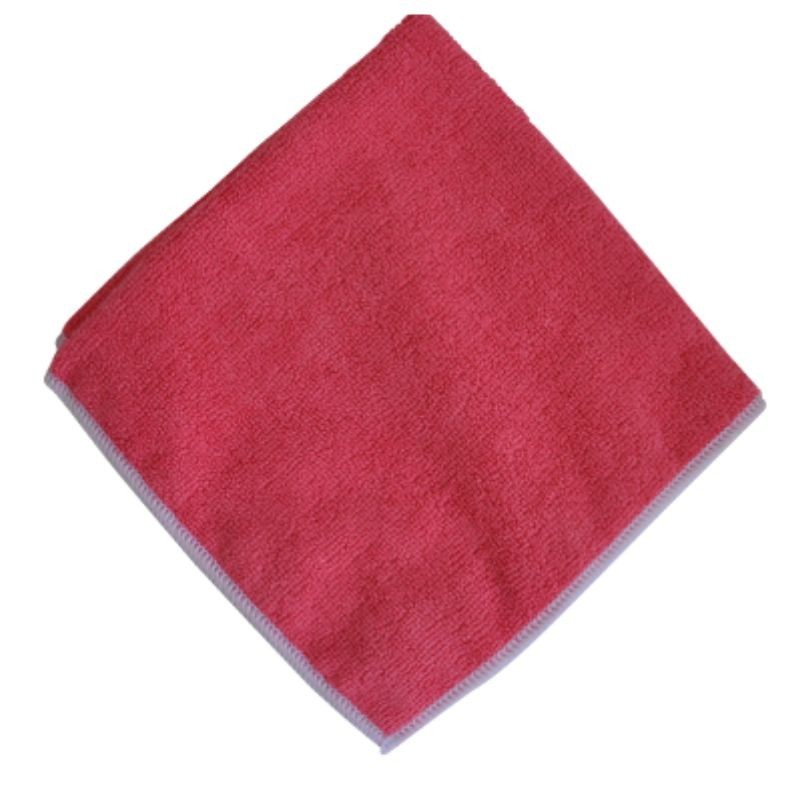 Lavette microfibre premium Rose 320g/M lot de 5
