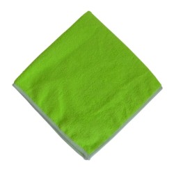 Lavette microfibre premium Vert 320g/M lot de 5
