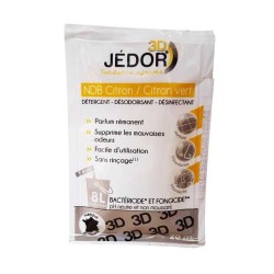 Détergent désinfectant surodorant ,Jedor 3D citron dosettes 20ml - Ct. de 250