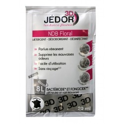 Détergent désinfectant surodorant ,Jedor 3D Floral dosettes 20ml - Ct. de 250