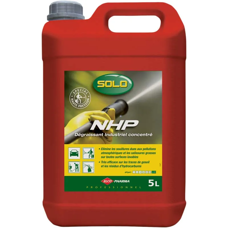 Dégraissant industriel concentré  SOLO NHP Bidon de 5L