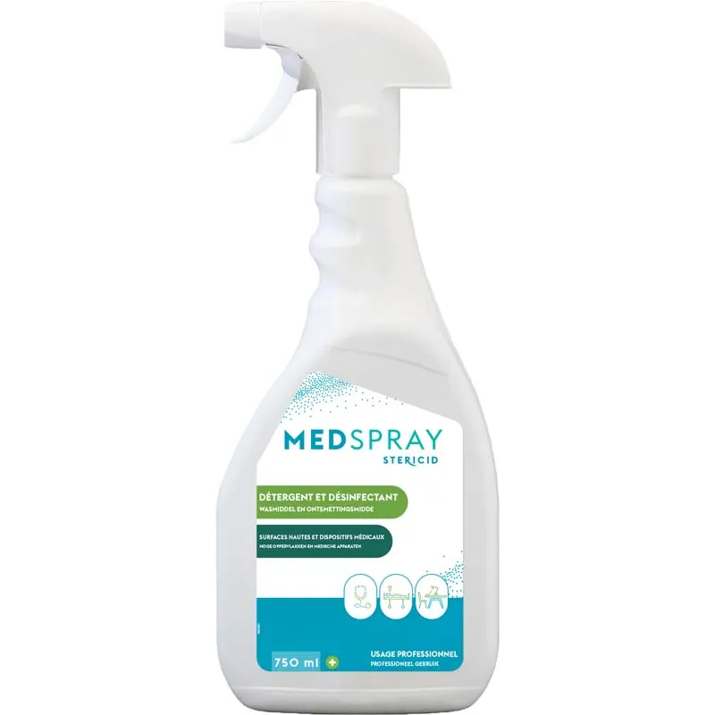 Détergent désinfectant  surfaces  Medspray - Flacon 750 ml
