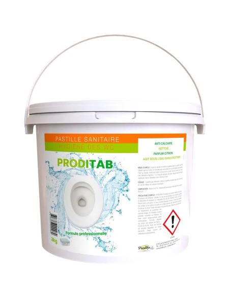 Tablettes détartrantes pour cuvettes WC Seau de  100 *20g