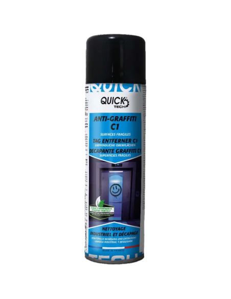 Anti graffiti C2 surfaces peintes  et lisses Aérosol  de 500ml