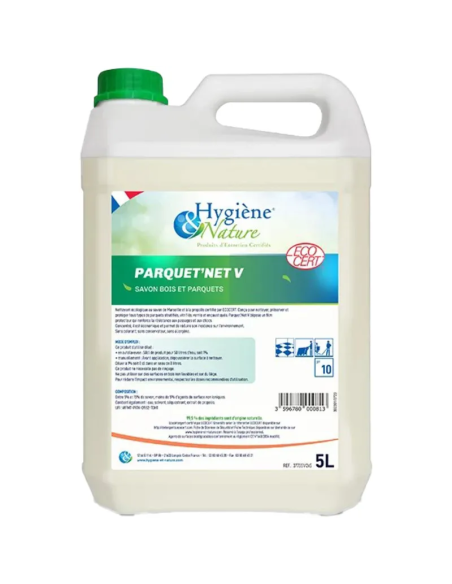 Nettoyant  bois et parquet ecocert Bidon de 5L