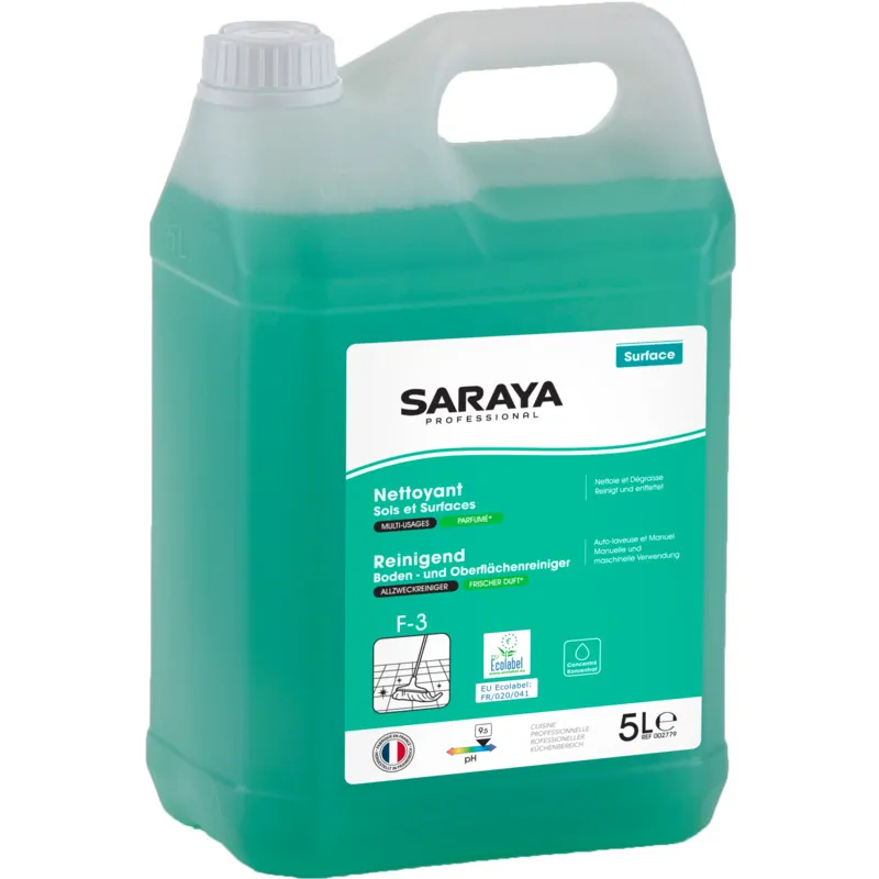 Nettoyant ménager sols et surfaces ecolabel Bidon de 5L