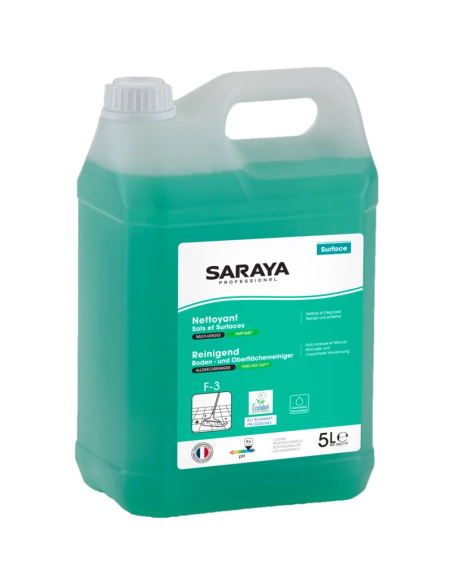 Nettoyant ménager sols et surfaces ecolabel Bidon de 5L